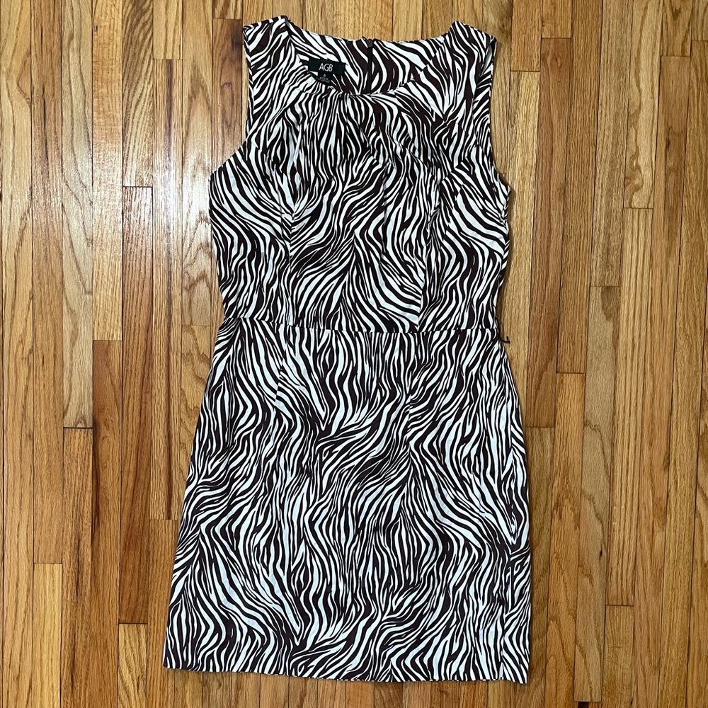 AGB - Zebra Print Mini Dress